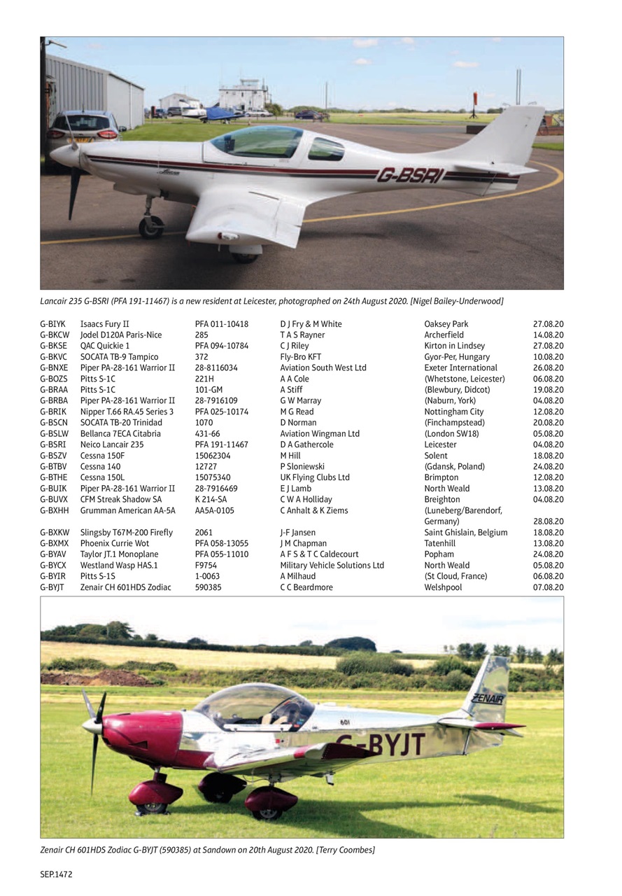 Air Britain News Preview Pages