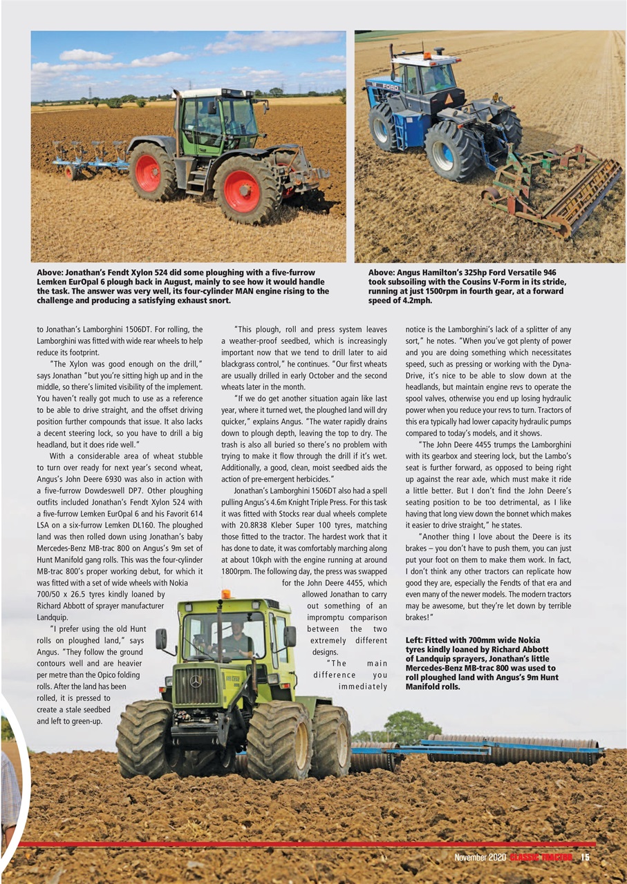 Classic Tractor Preview Pages