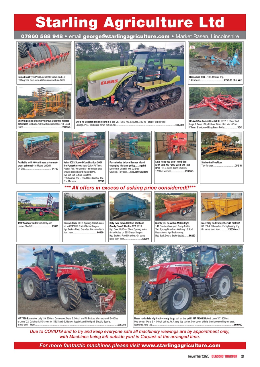 Classic Tractor Preview Pages