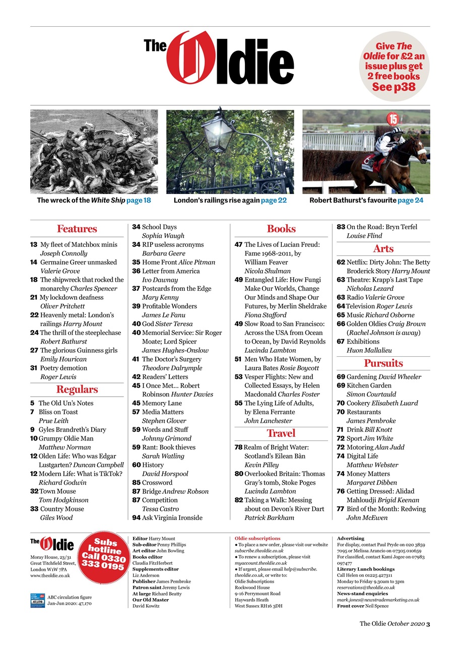 The Oldie Preview Pages