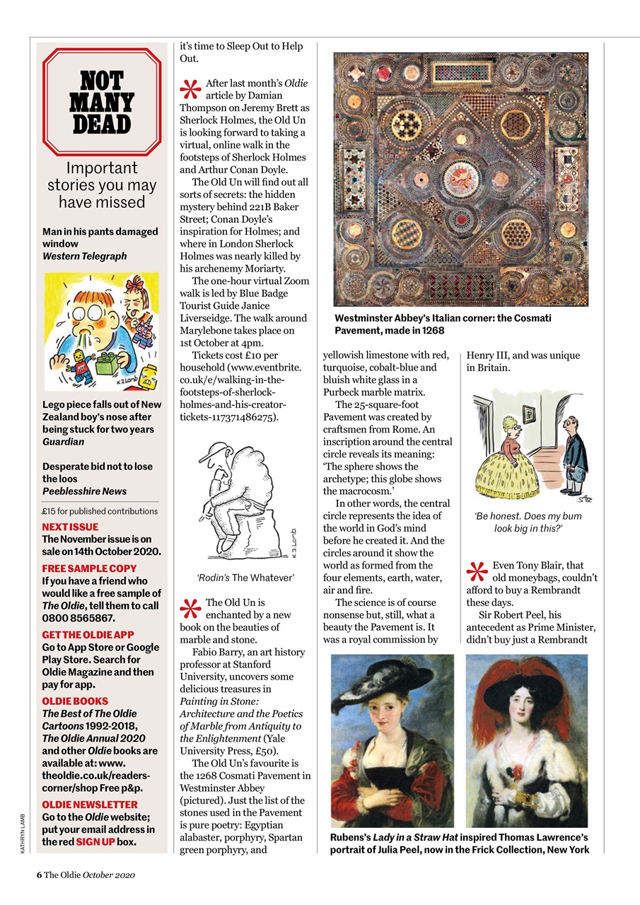 The Oldie Preview Pages