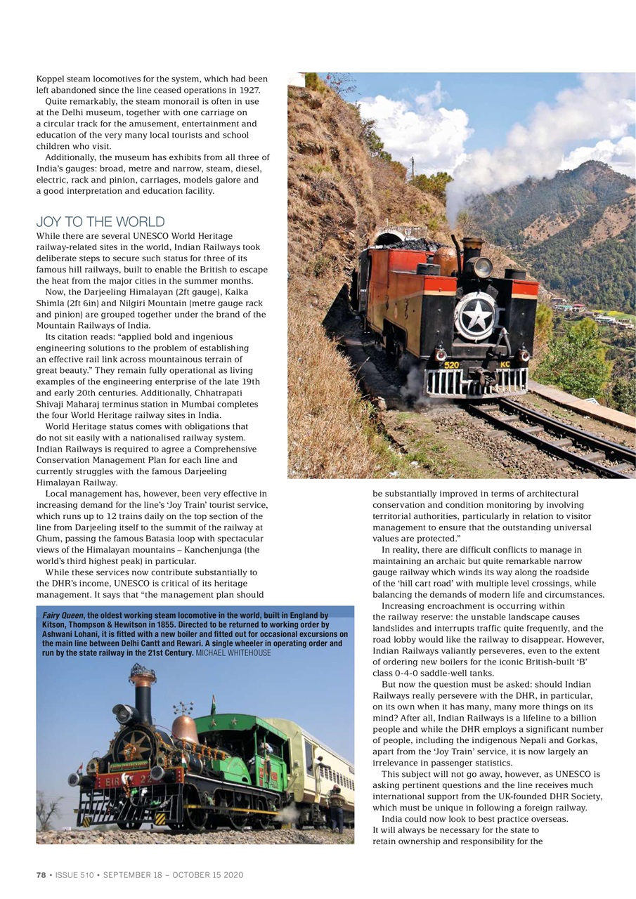 Steam Railway Preview Pages