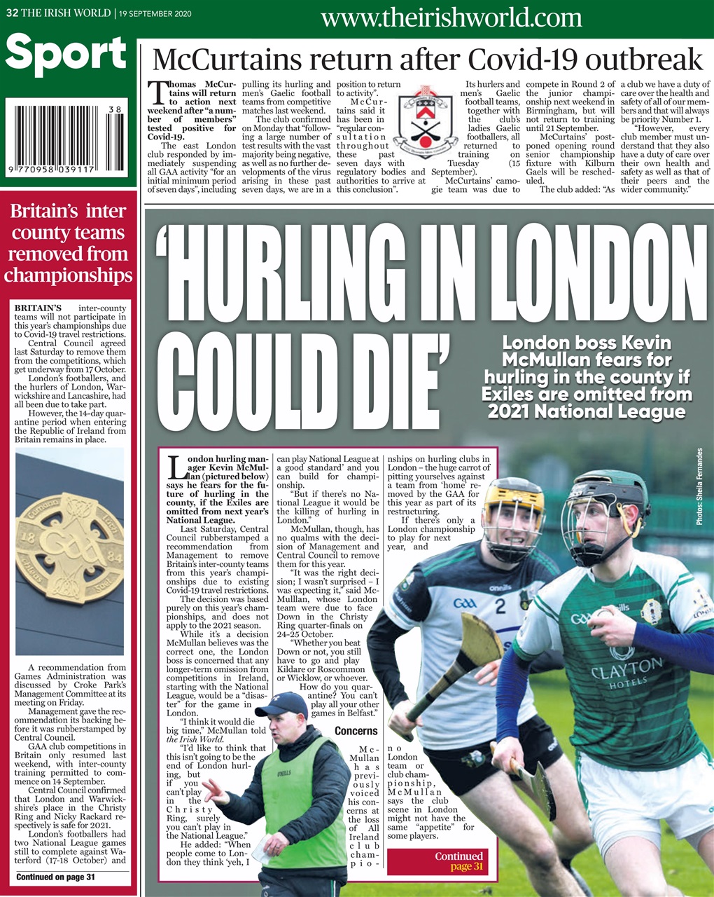 Irish World Preview Pages