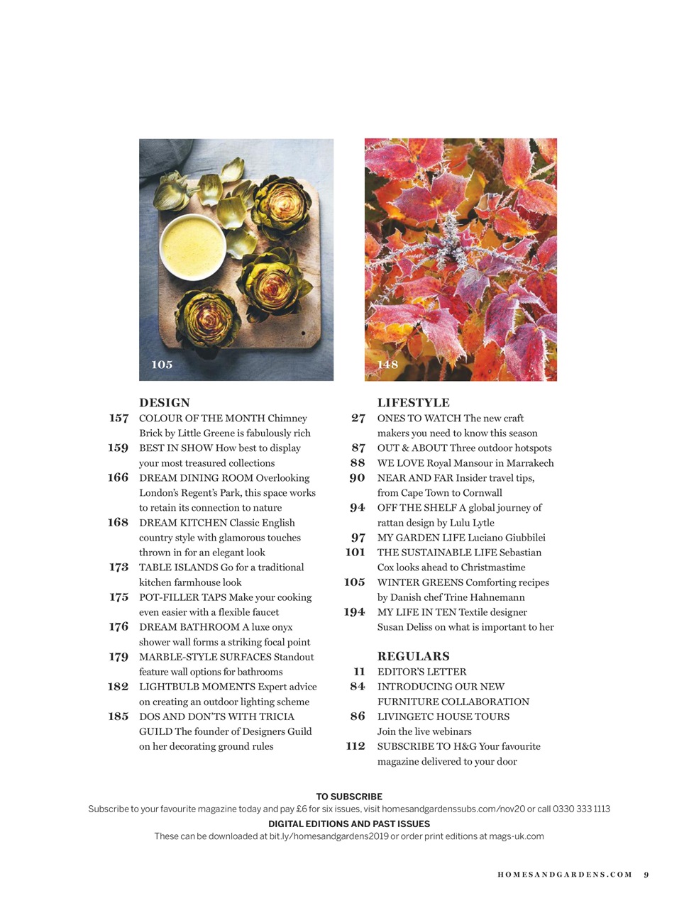 Homes & Gardens Preview Pages