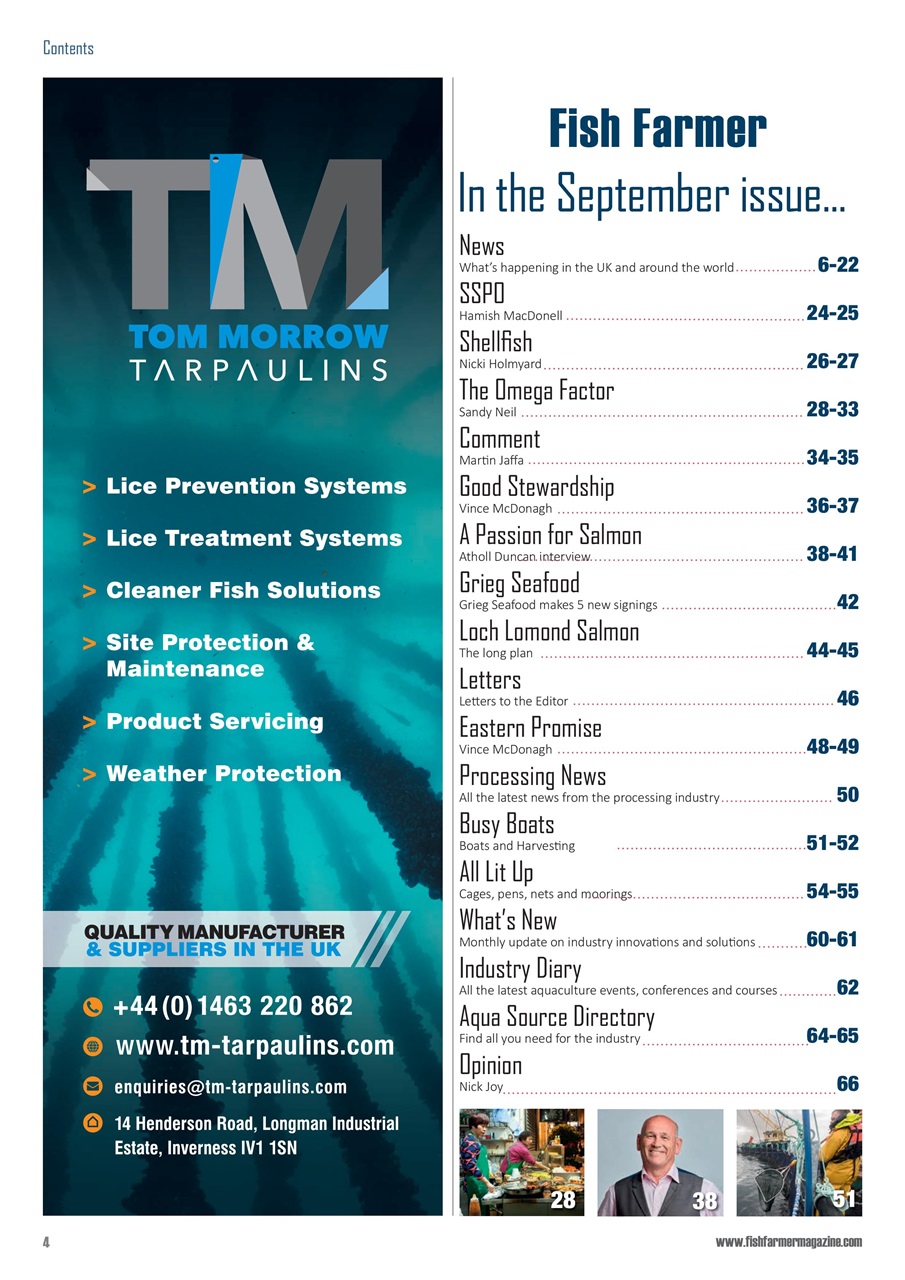 Fish Farmer Magazine Preview Pages