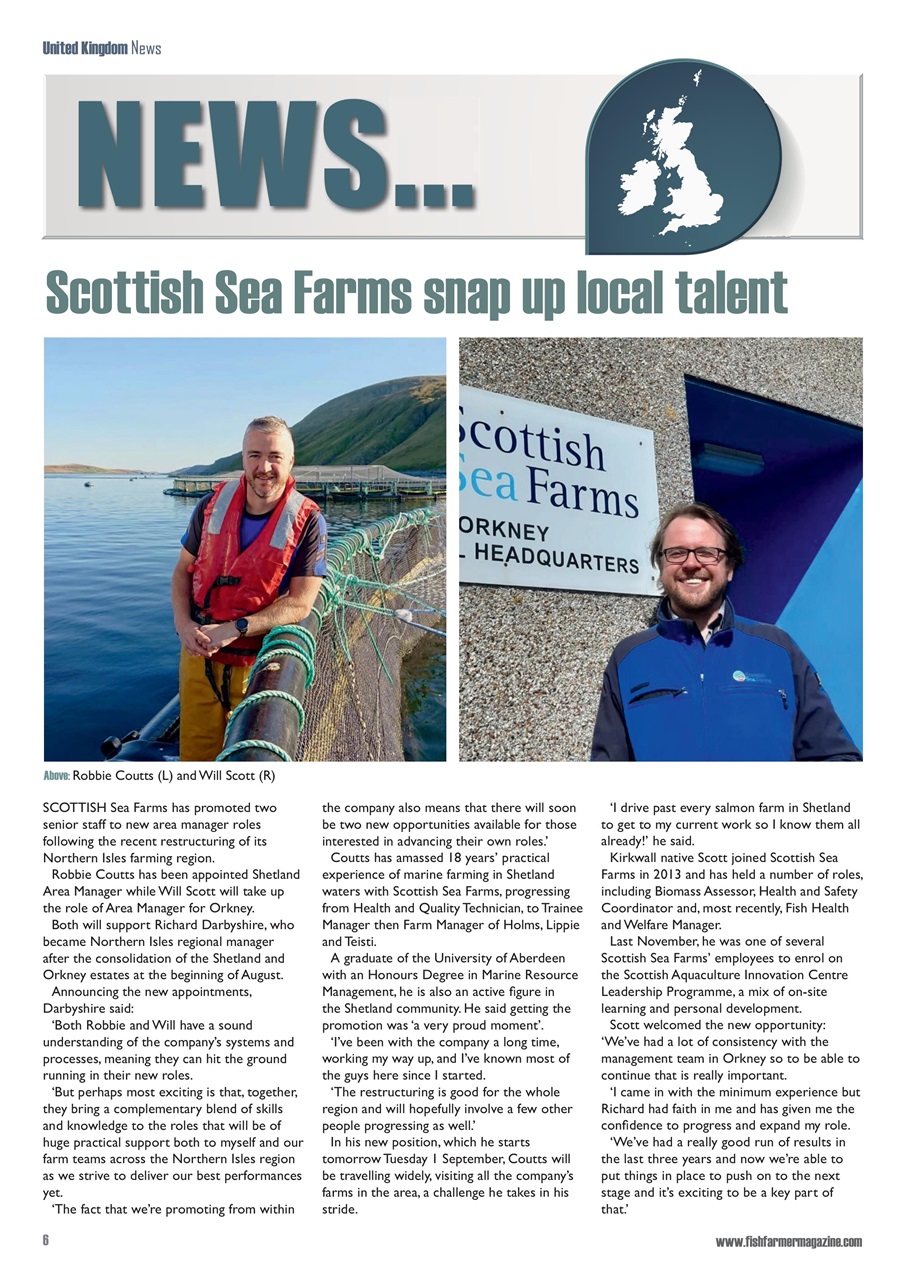 Fish Farmer Magazine Preview Pages