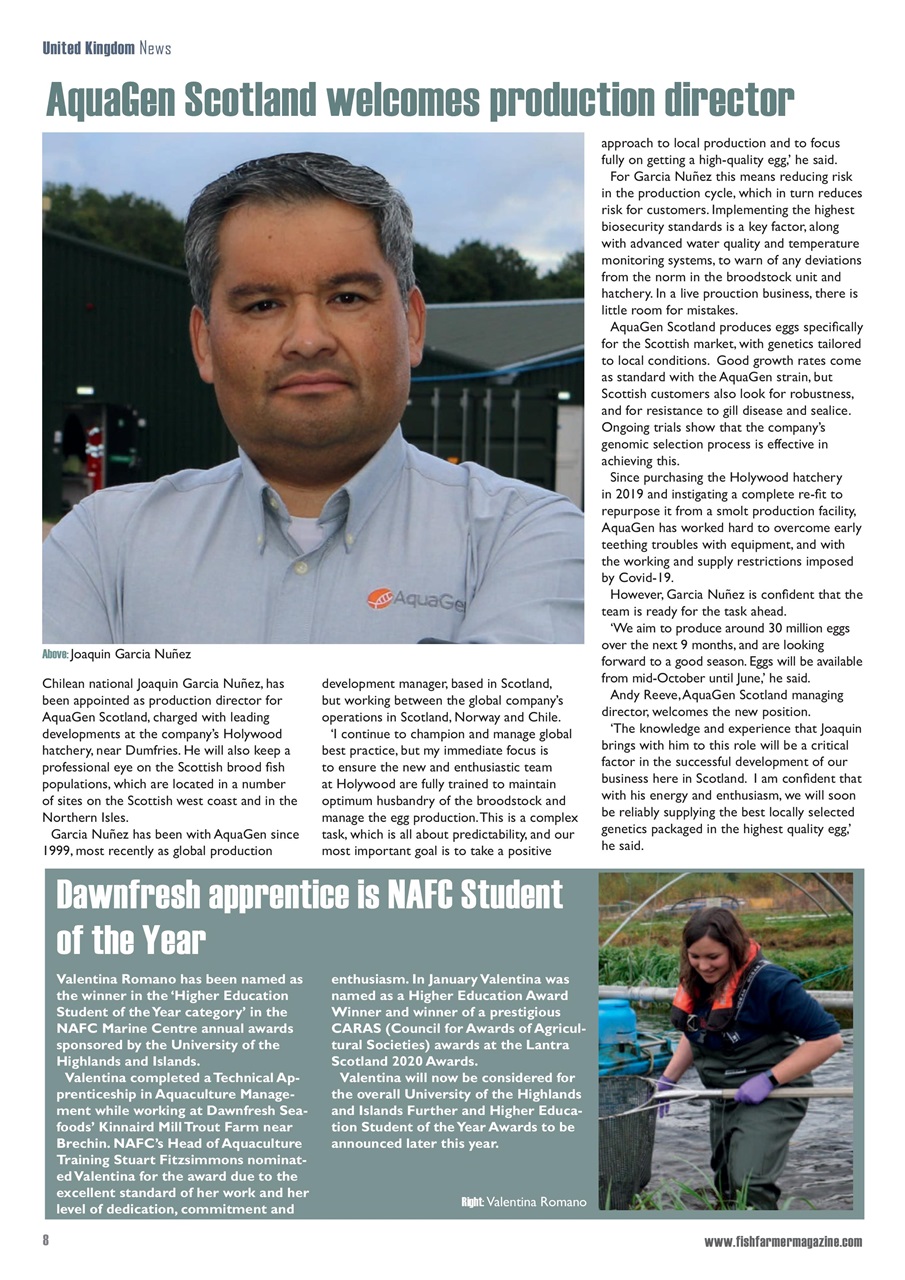 Fish Farmer Magazine Preview Pages