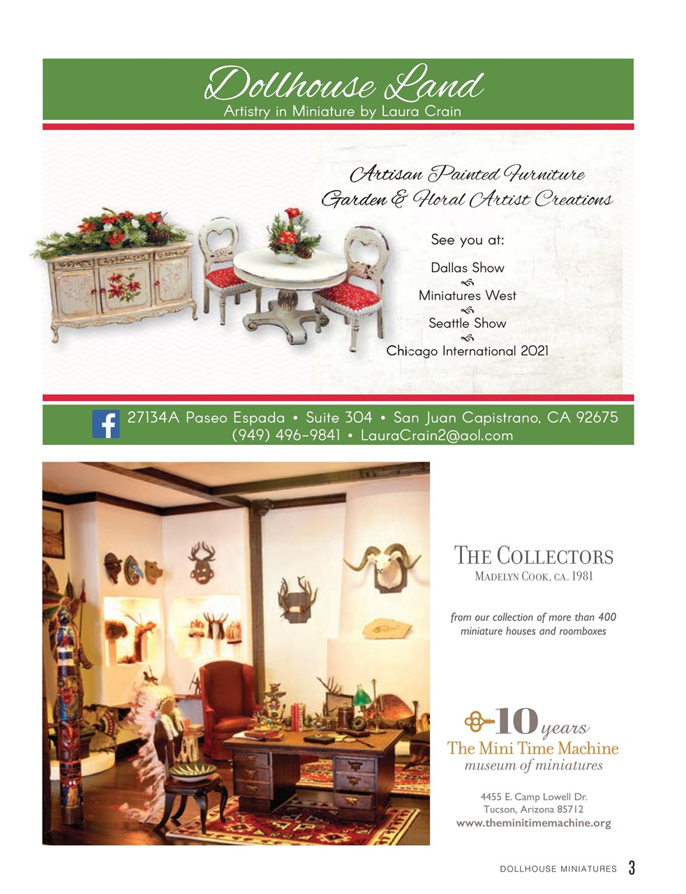Dollhouse Miniatures Preview Pages