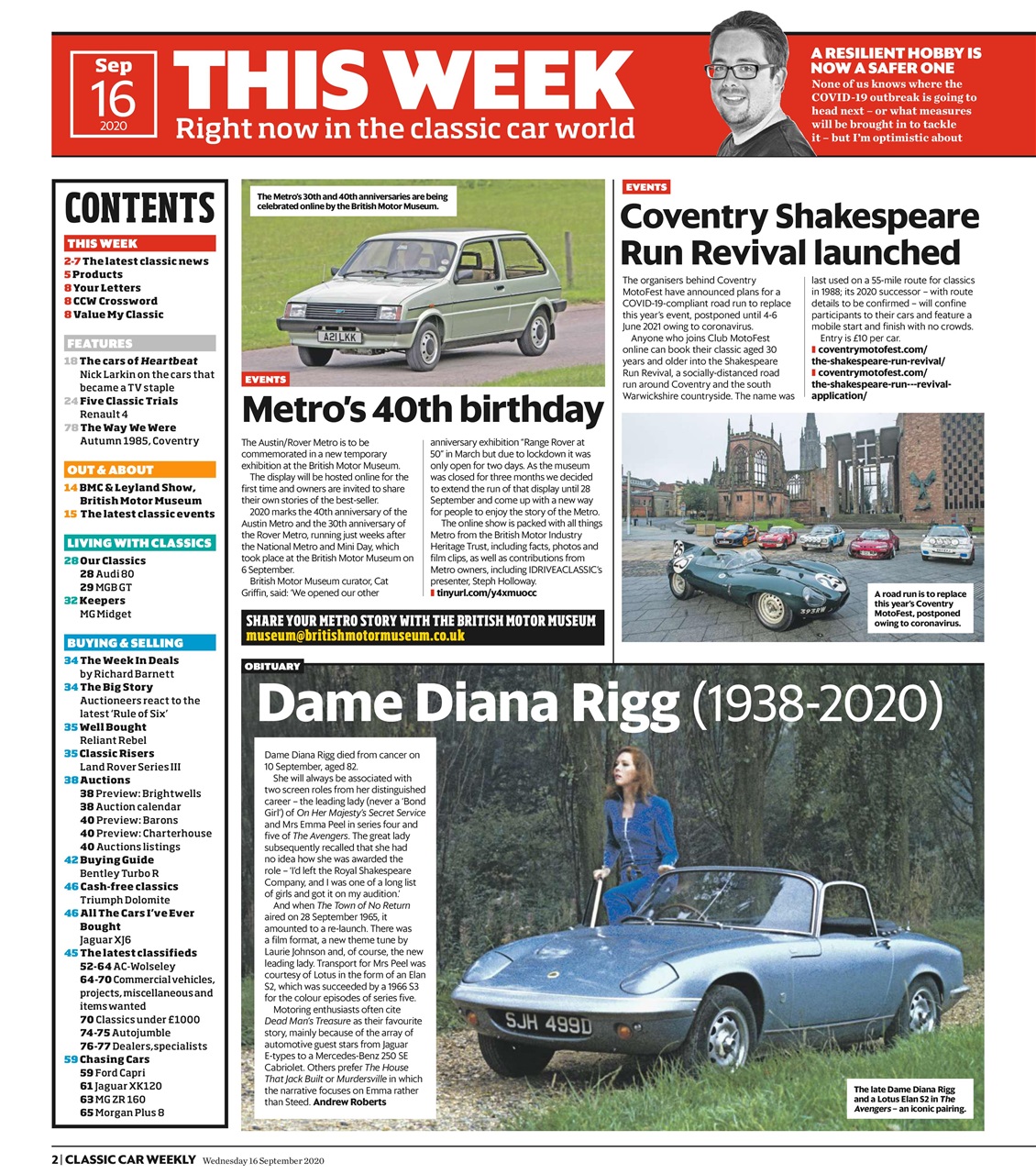 Classic Car Weekly Preview Pages