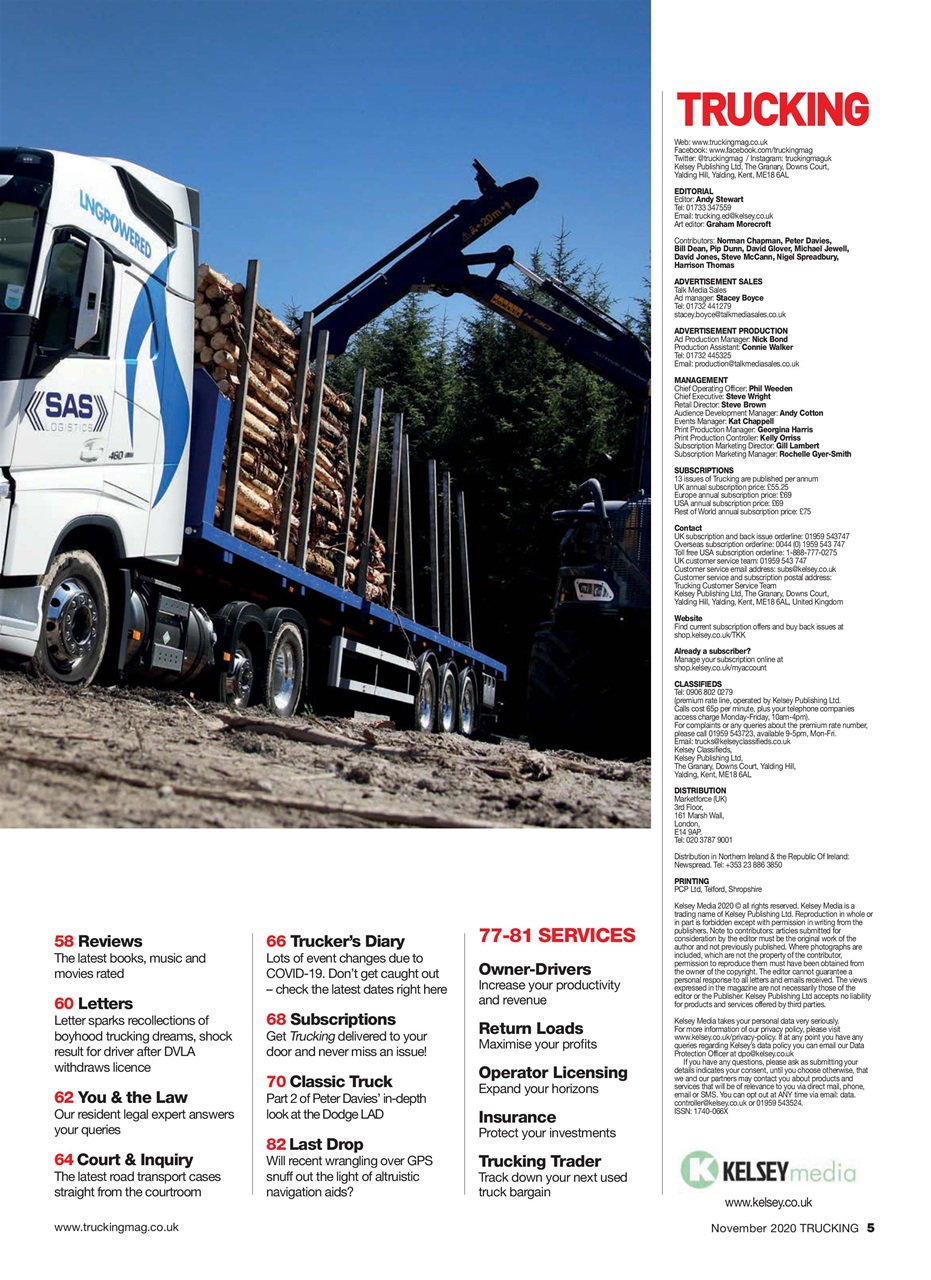 Trucking Magazine Preview Pages