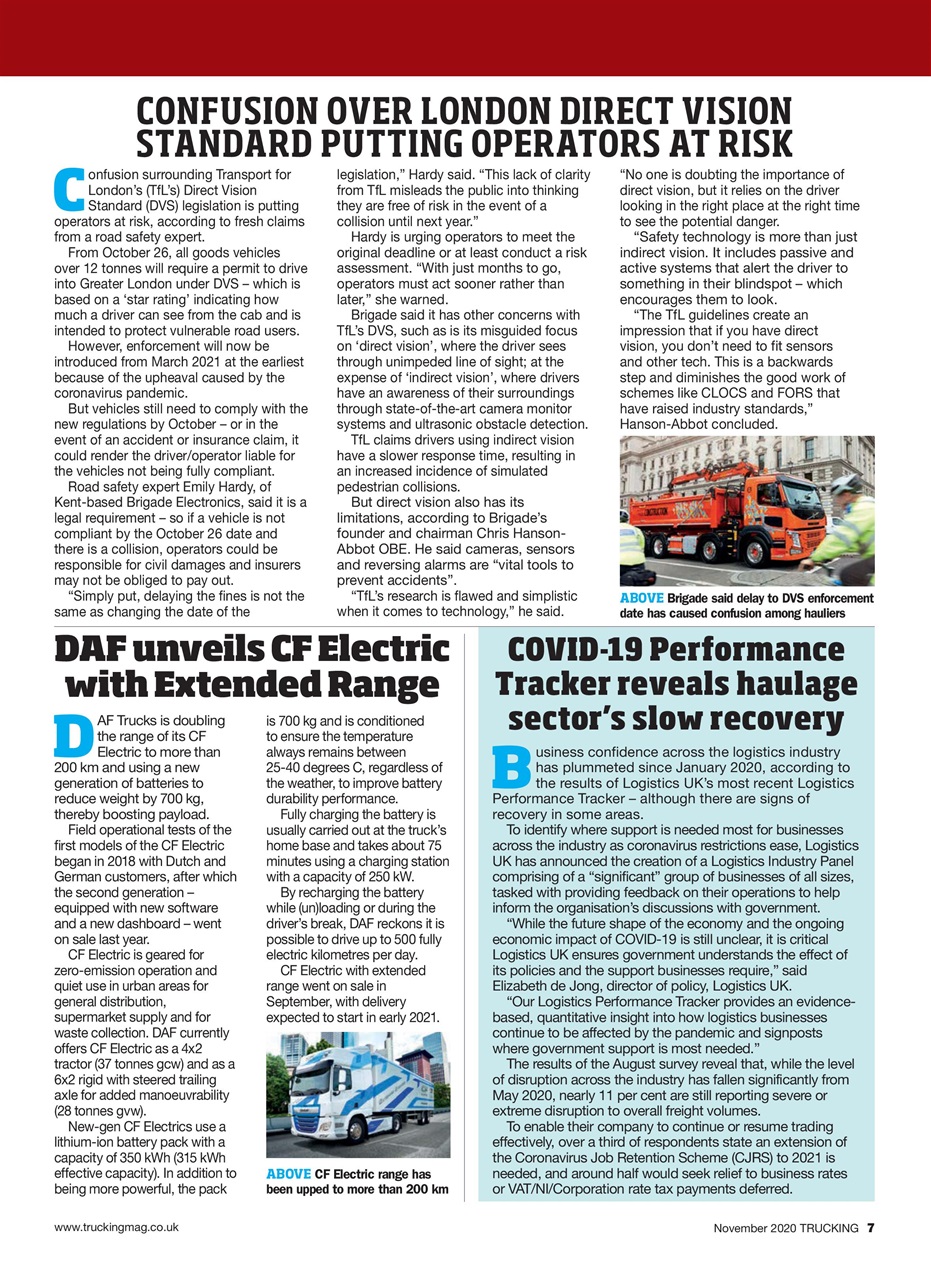 Trucking Magazine Preview Pages