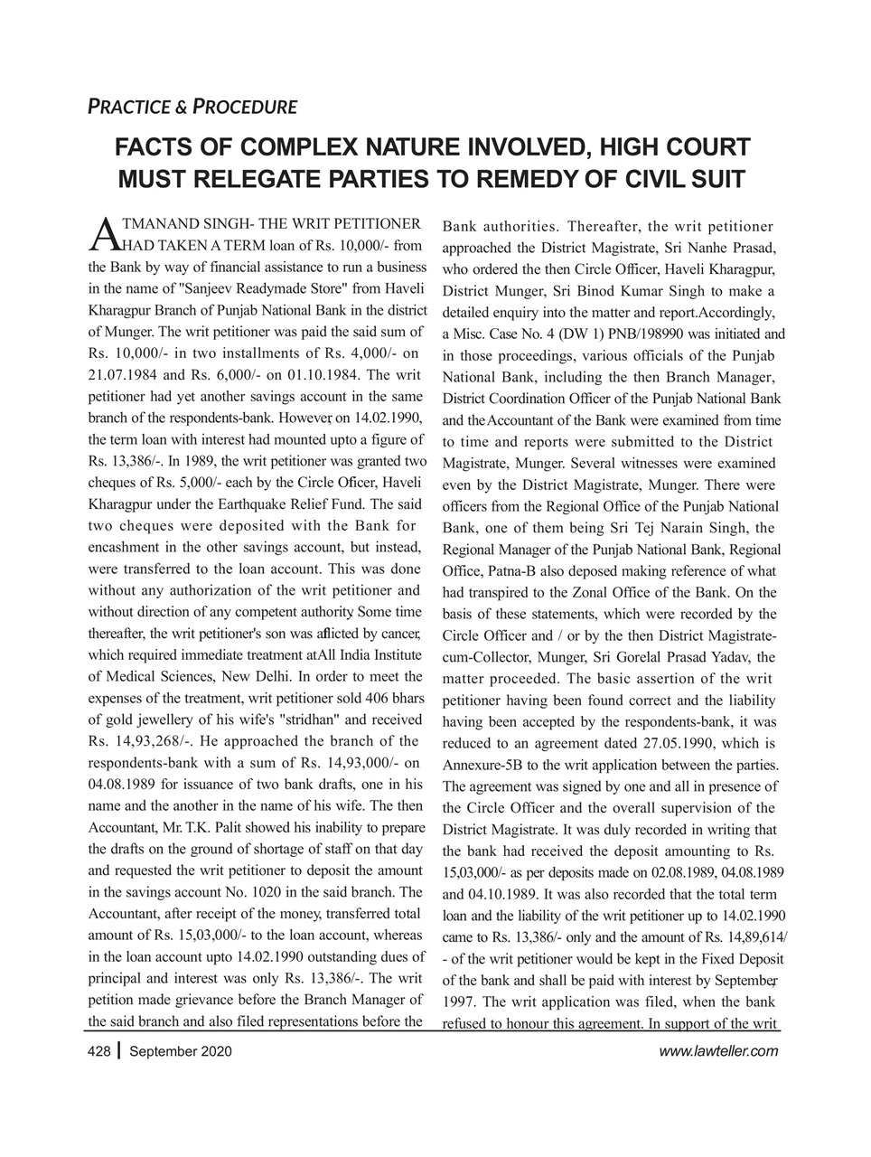 Lawteller – A Legal Awareness Magazine Preview Pages