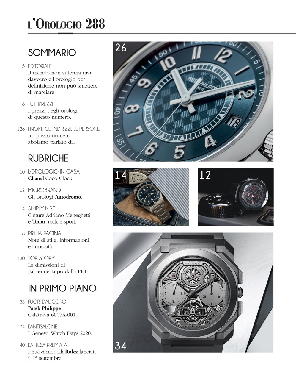 L'Orologio Preview Pages