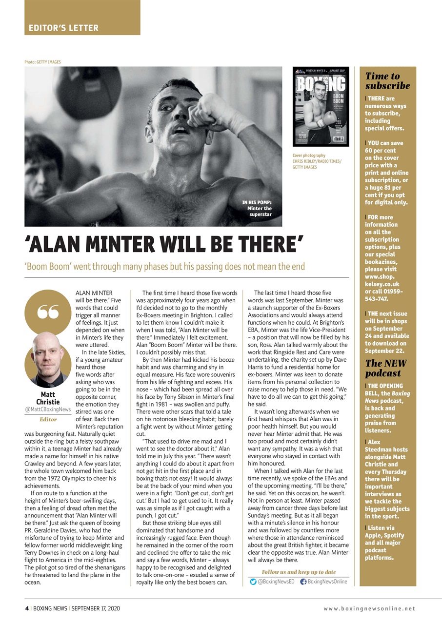 Boxing News Preview Pages