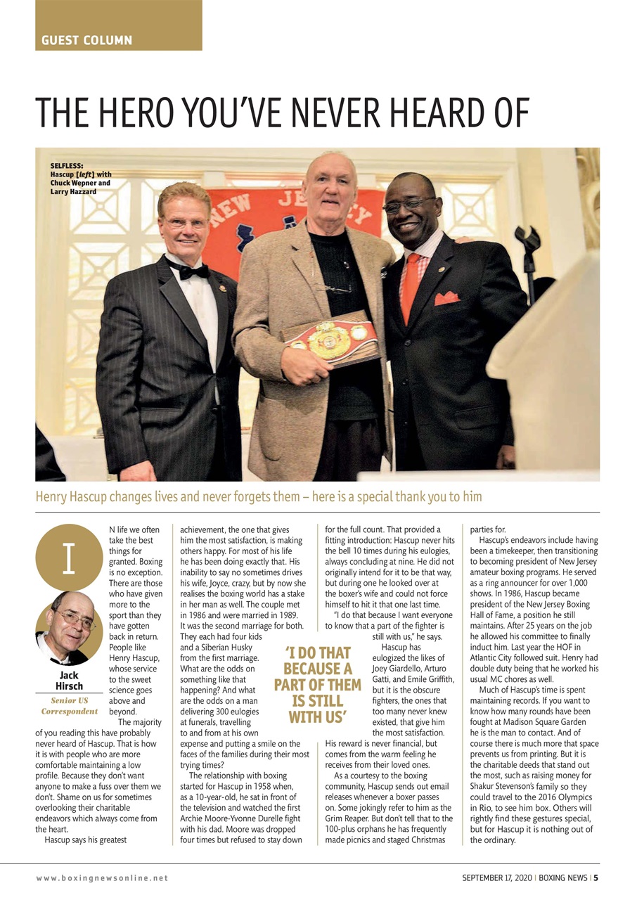 Boxing News Preview Pages