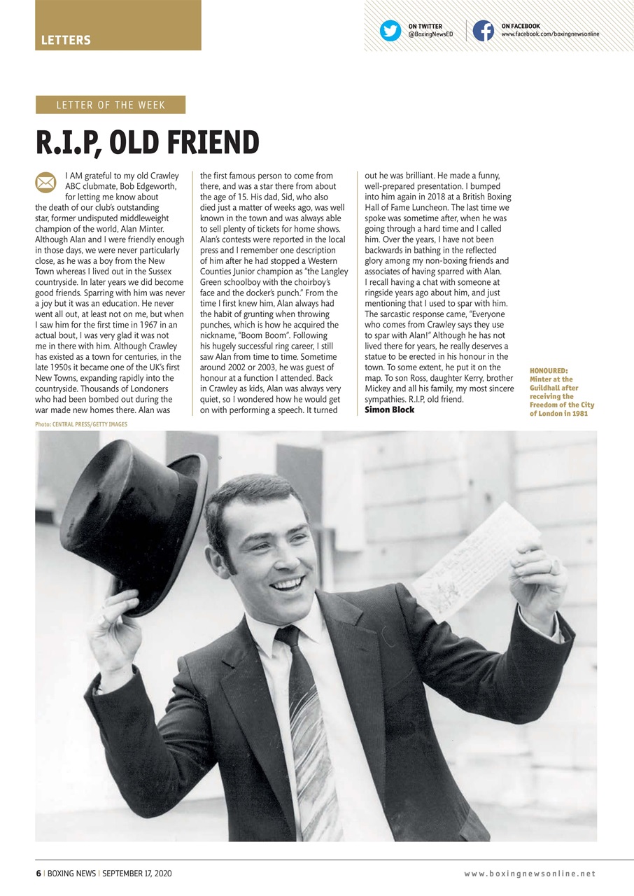 Boxing News Preview Pages