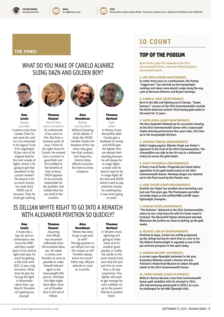 Boxing News Preview Pages