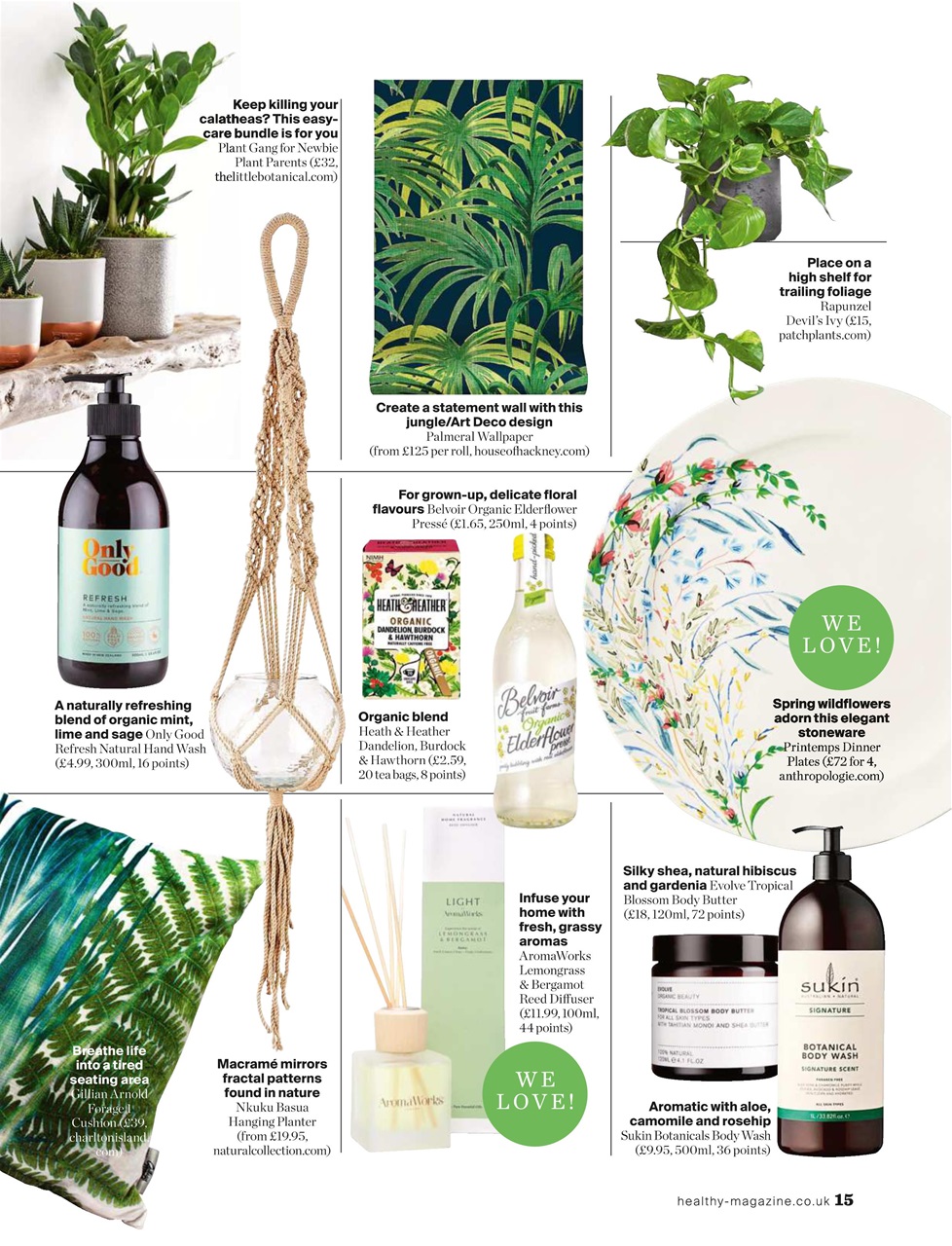 Healthy Magazine Preview Pages