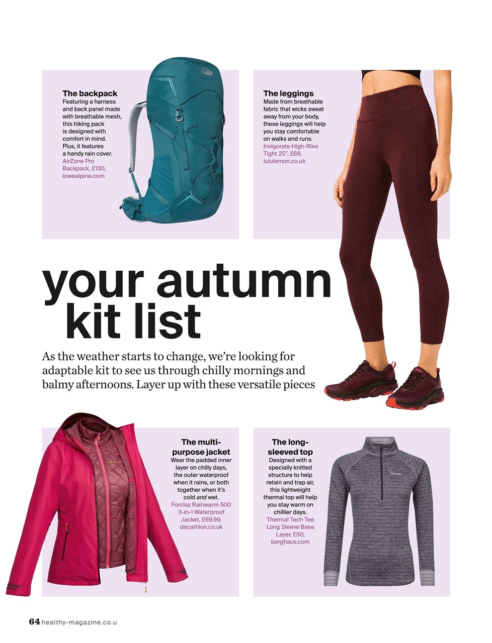 Healthy Magazine Preview Pages