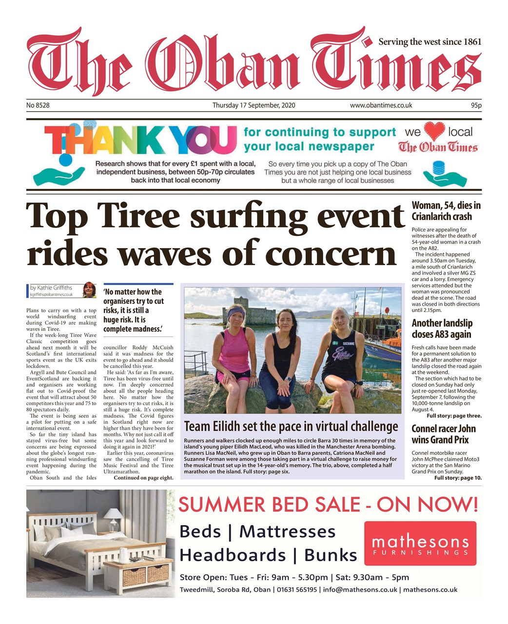 The Oban Times & Lochaber Times Preview Pages