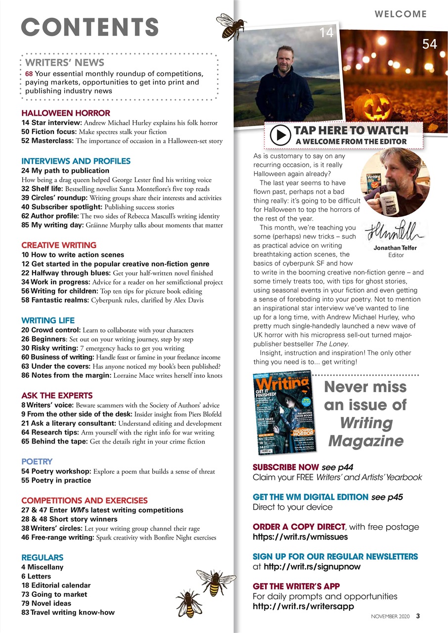 Writing Magazine Preview Pages