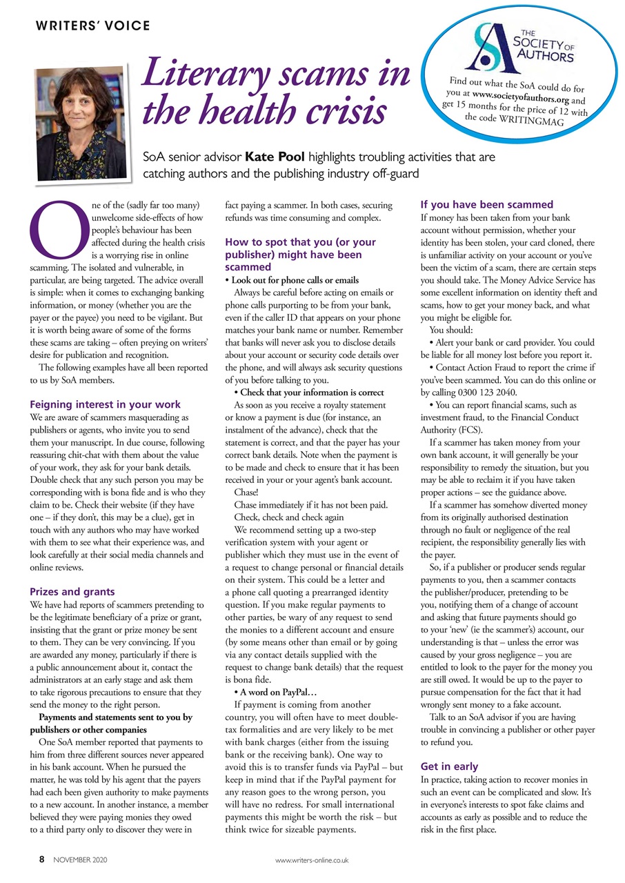 Writing Magazine Preview Pages