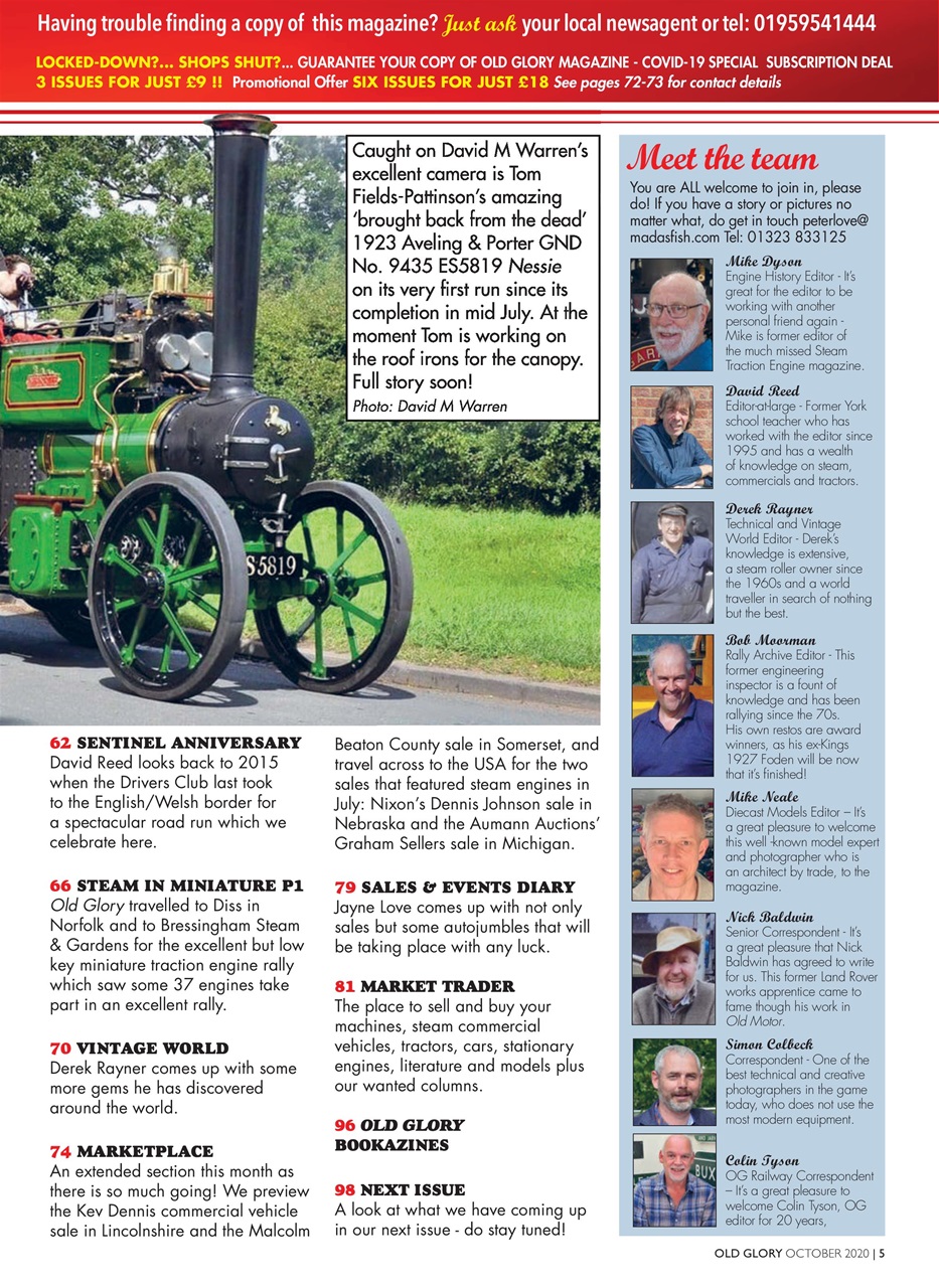 Old Glory Magazine Preview Pages