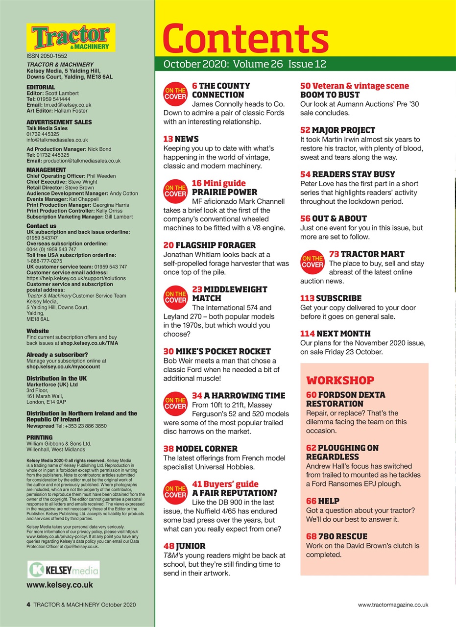 Tractor & Machinery Preview Pages