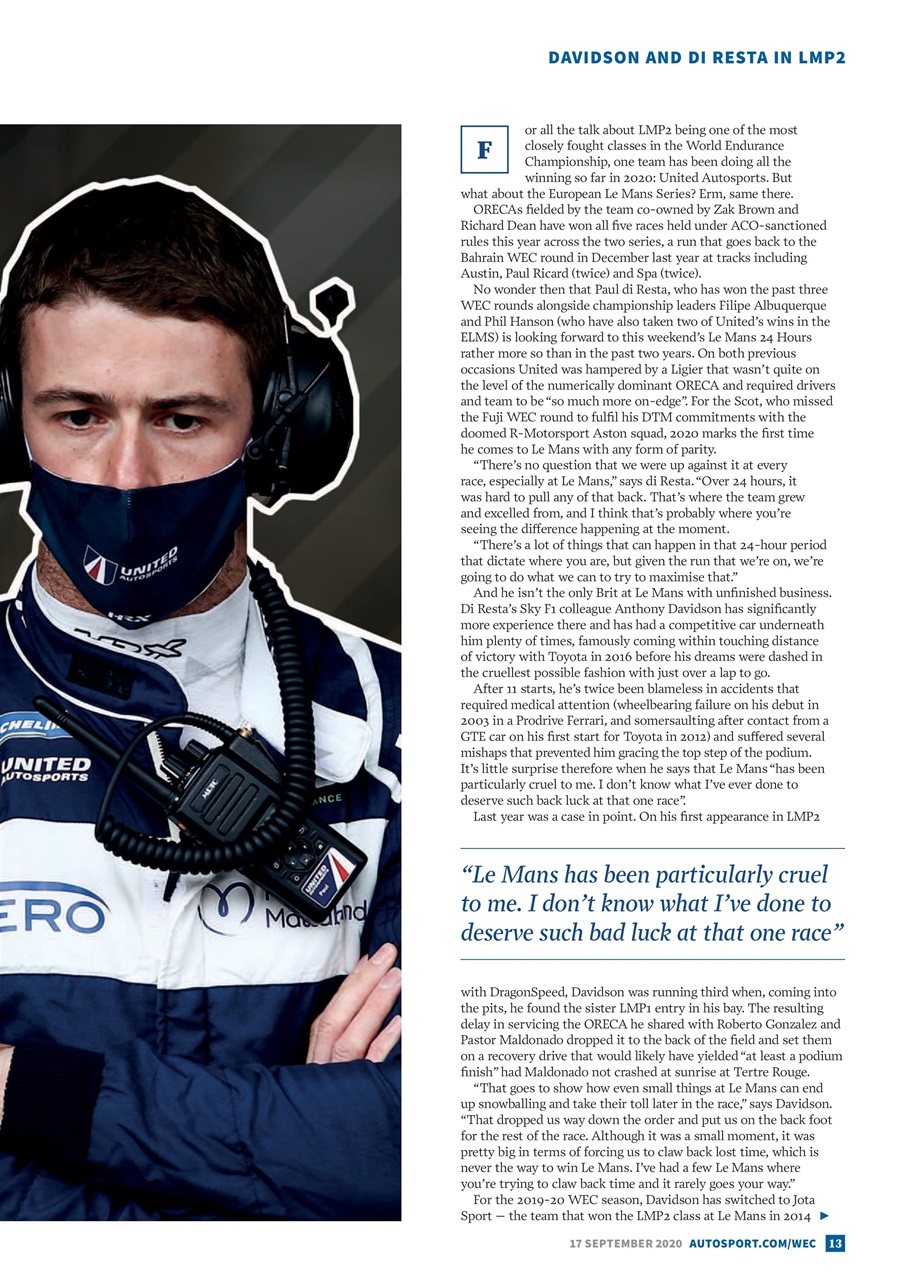 Autosport Preview Pages