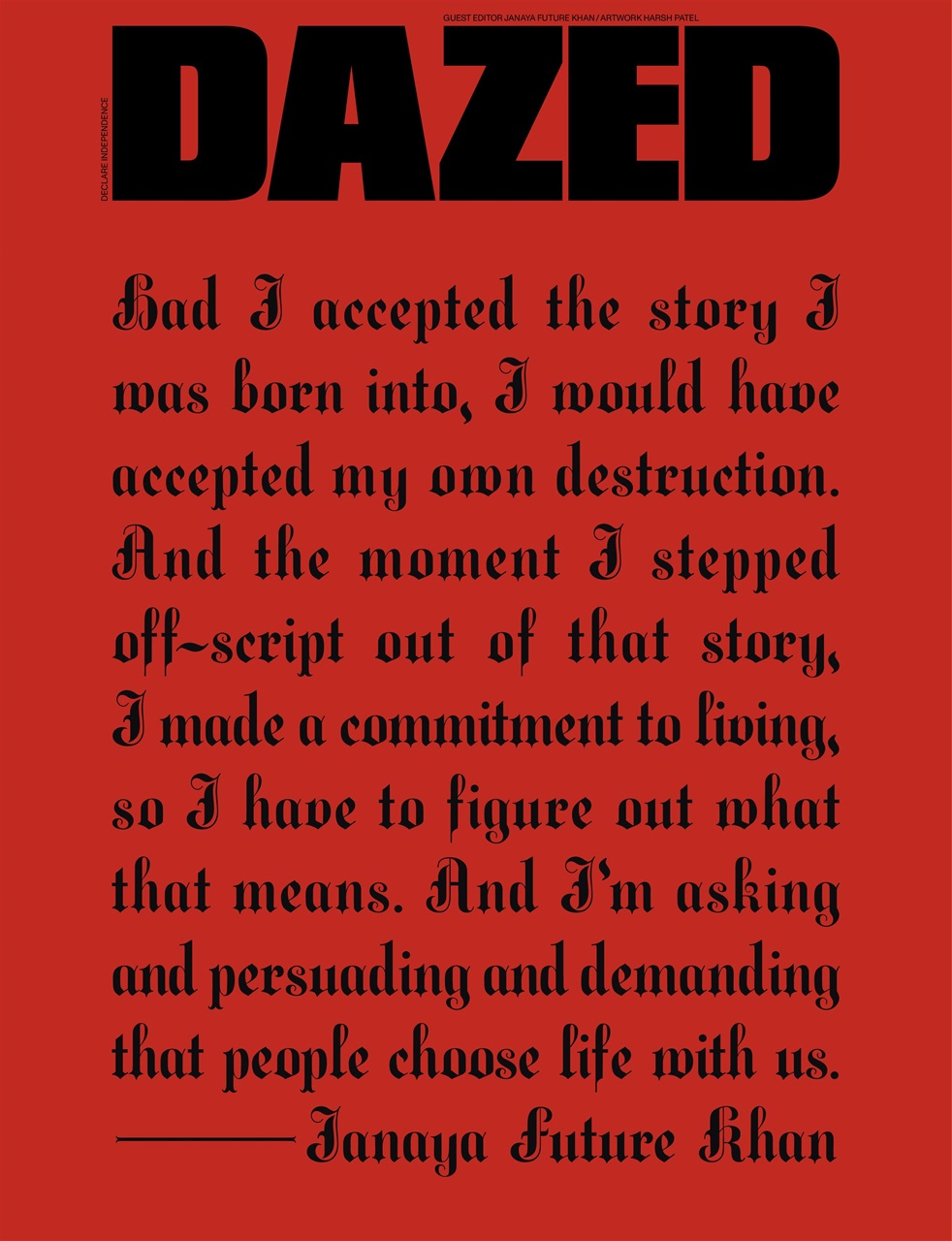 Dazed Magazine Preview Pages