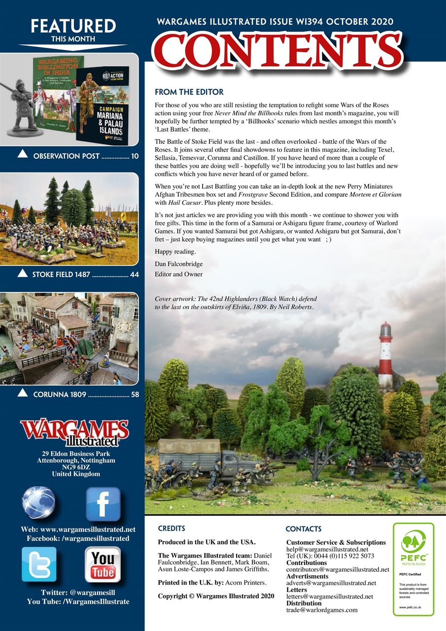 Wargames Illustrated Preview Pages