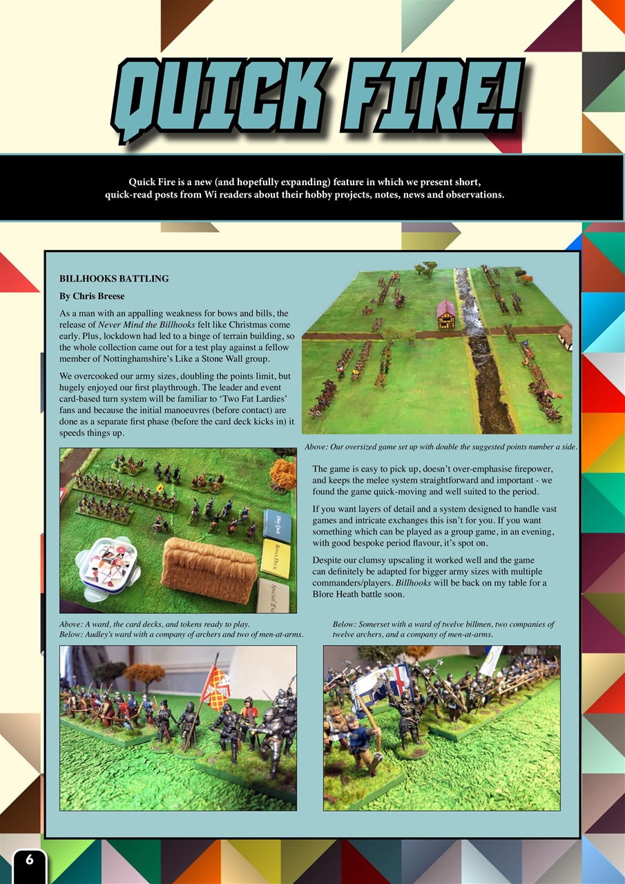 Wargames Illustrated Preview Pages