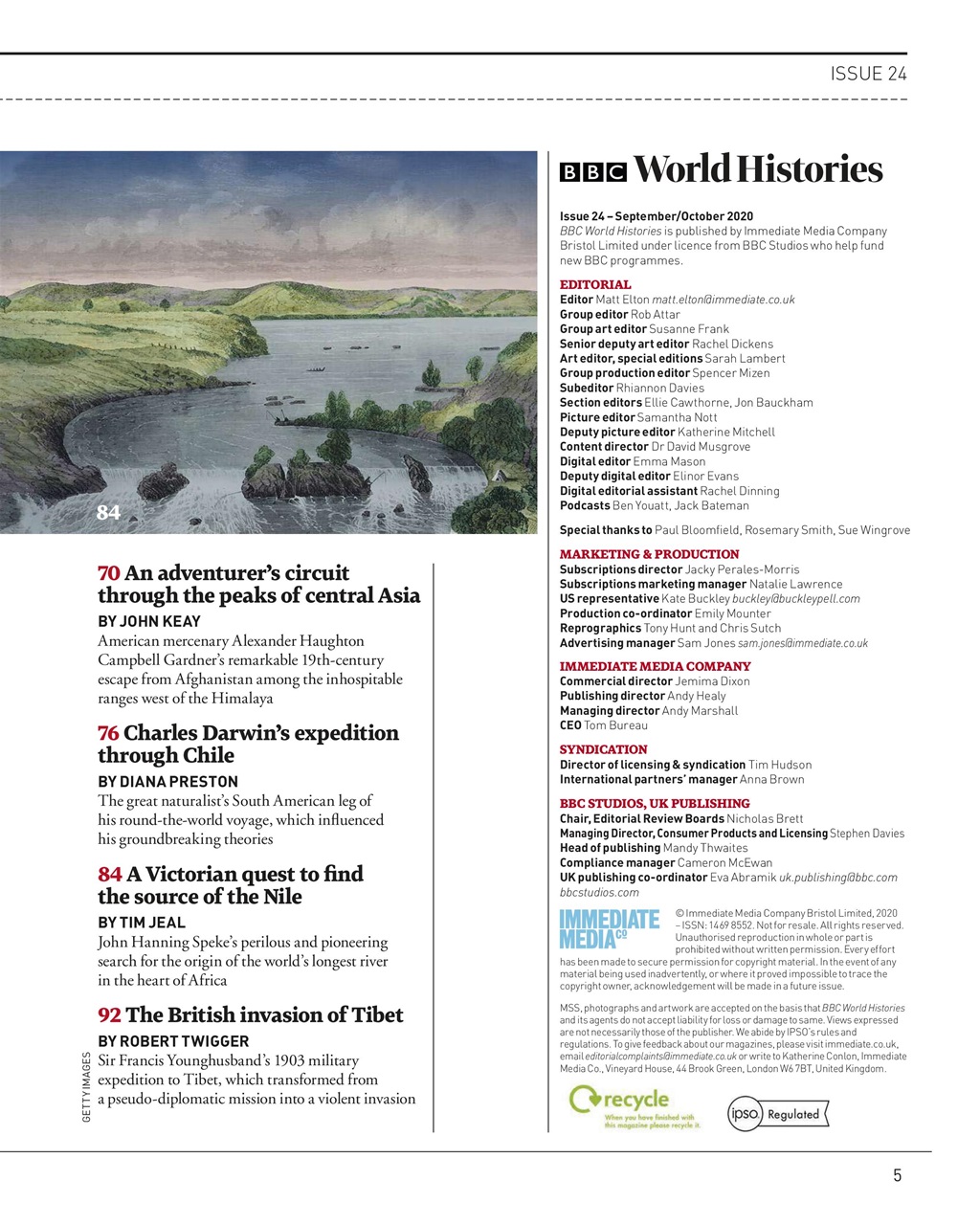 BBC World Histories Preview Pages