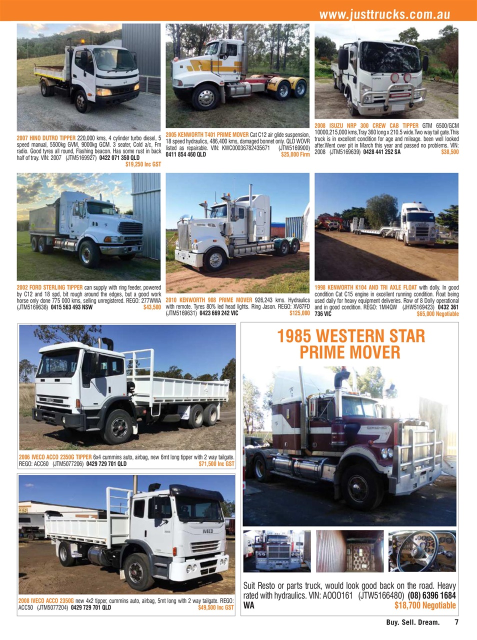 JUST TRUCKS Preview Pages