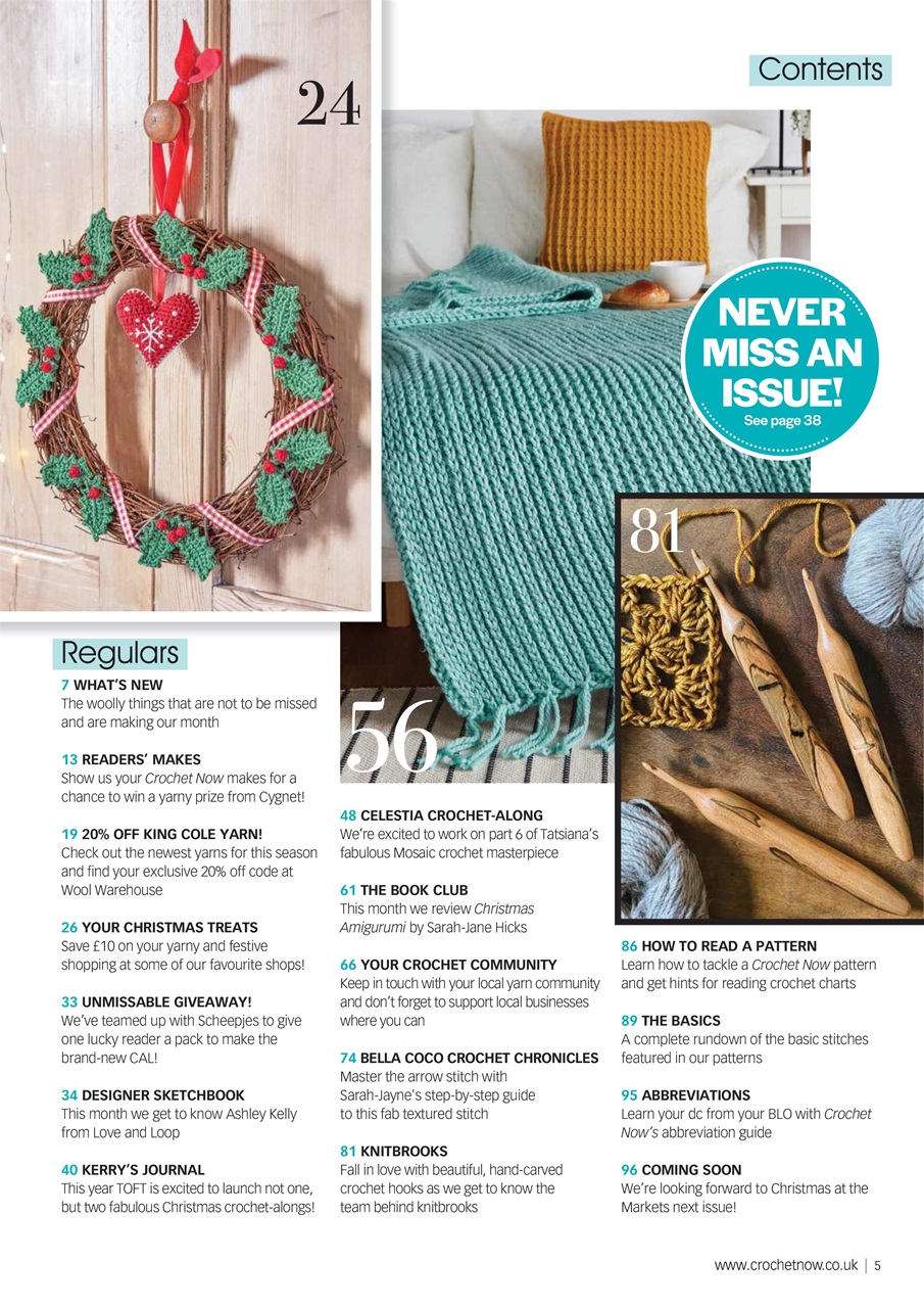 Crochet Now Magazine Preview Pages