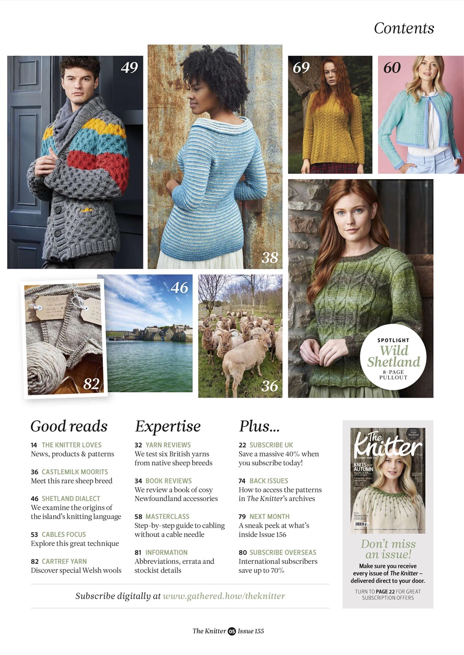 The Knitter Preview Pages