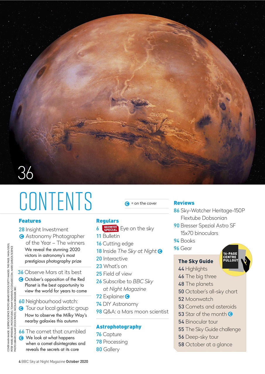 BBC Sky at Night Magazine Preview Pages