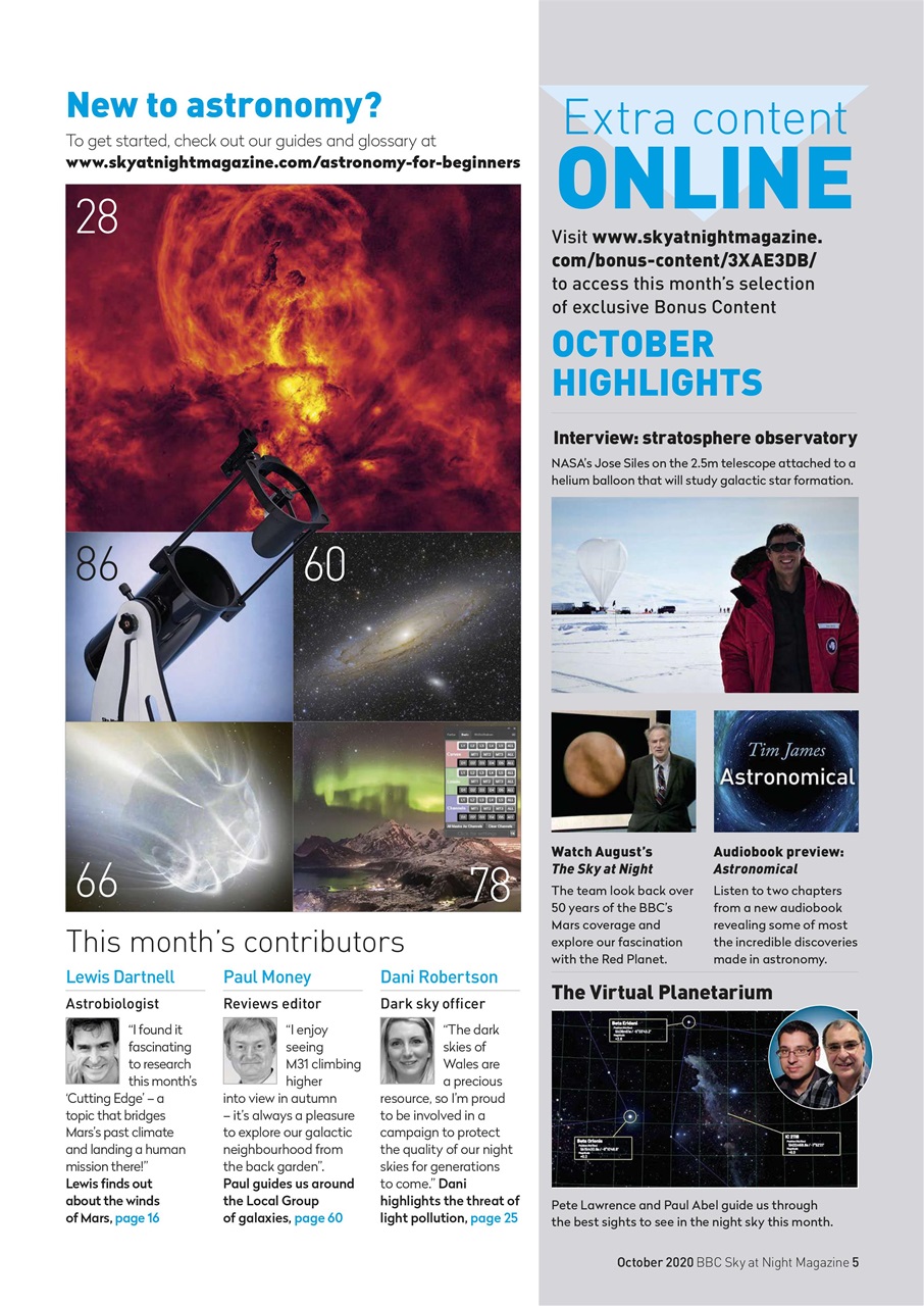 BBC Sky at Night Magazine Preview Pages