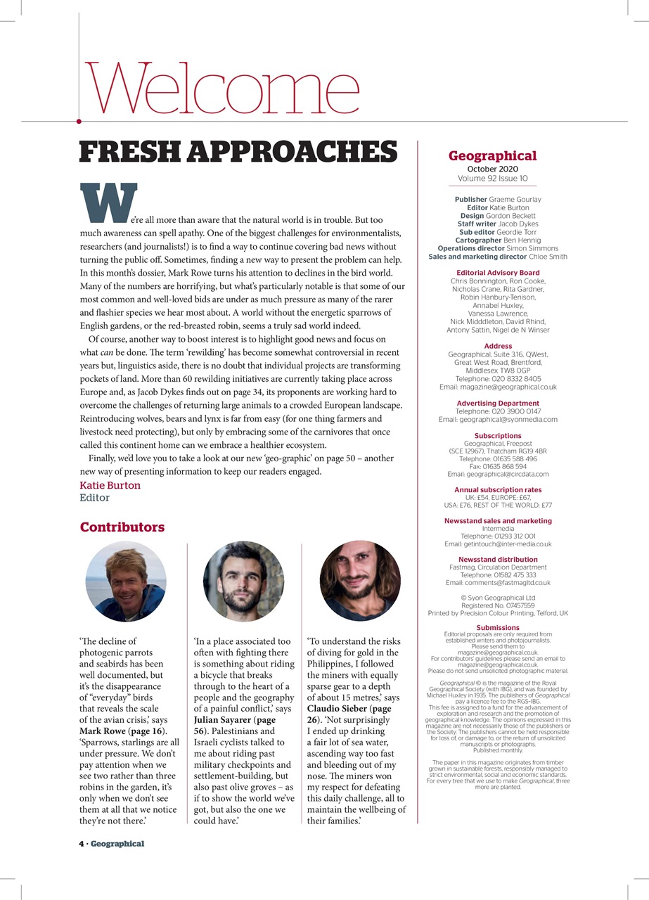 Geographical Preview Pages