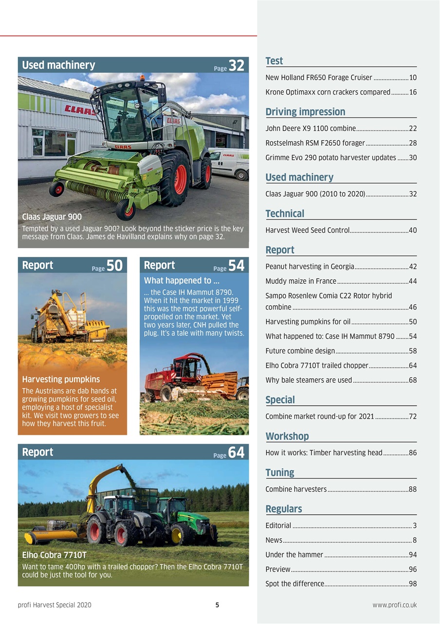 Profi International Preview Pages