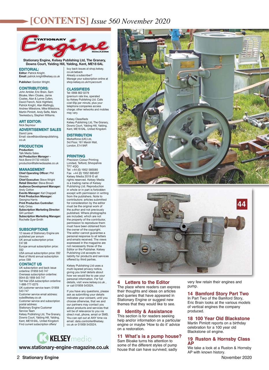 Stationary Engine Preview Pages
