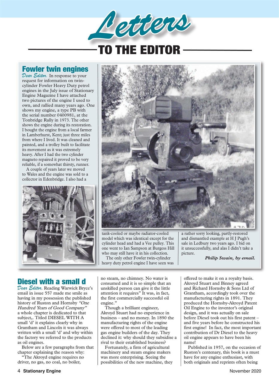 Stationary Engine Preview Pages