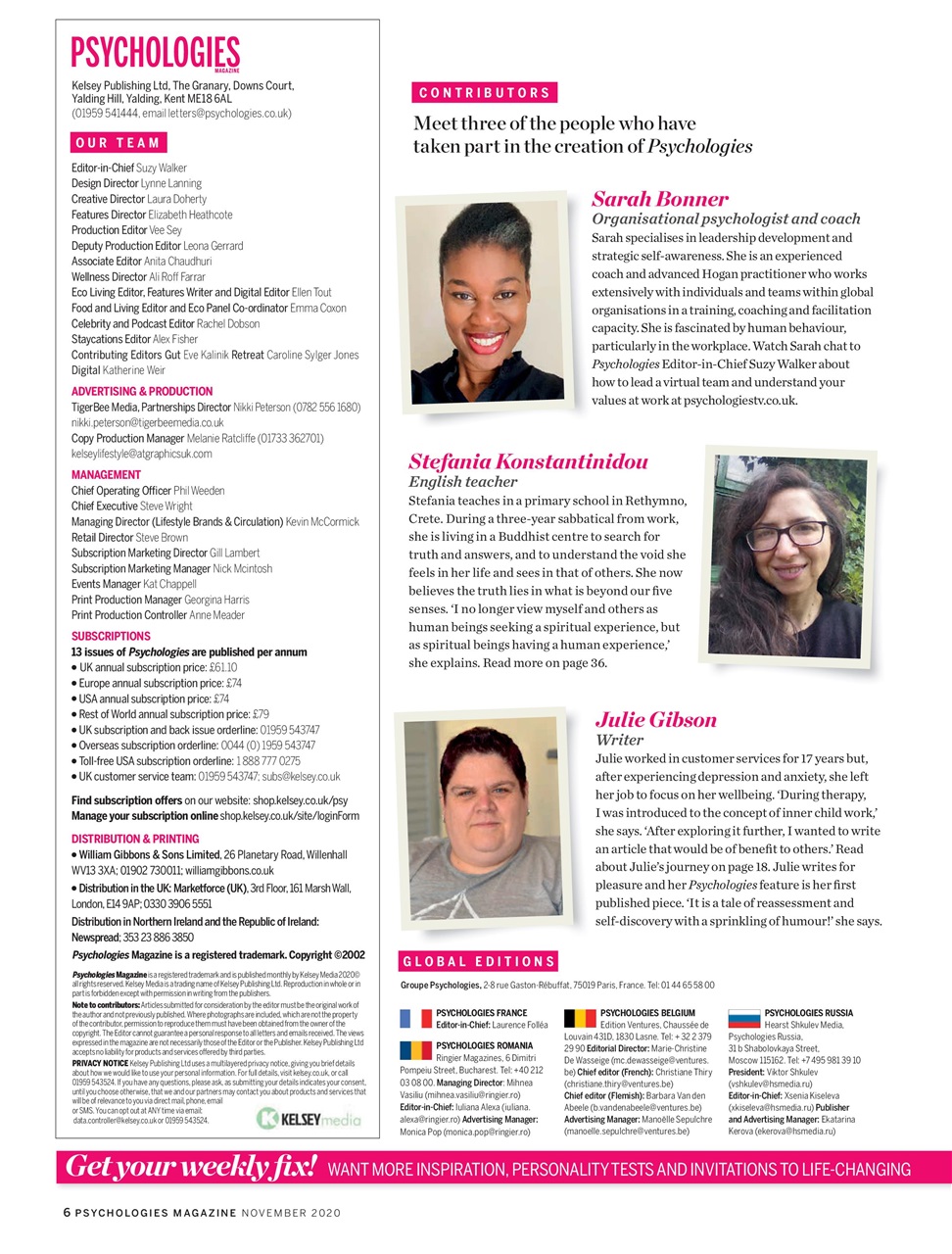 Psychologies Preview Pages