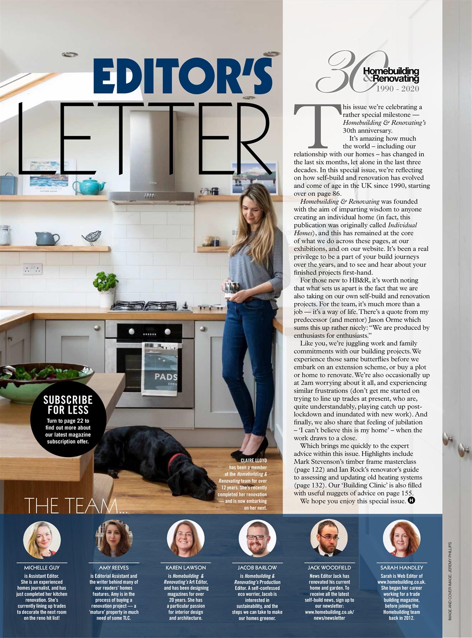 Homebuilding & Renovating Magazine Preview Pages