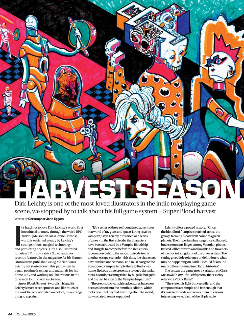 Tabletop Gaming Preview Pages