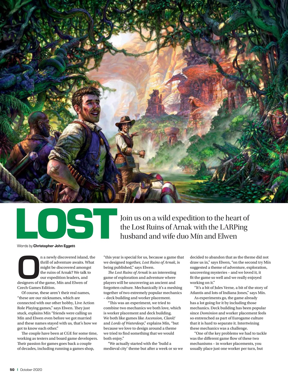 Tabletop Gaming Preview Pages