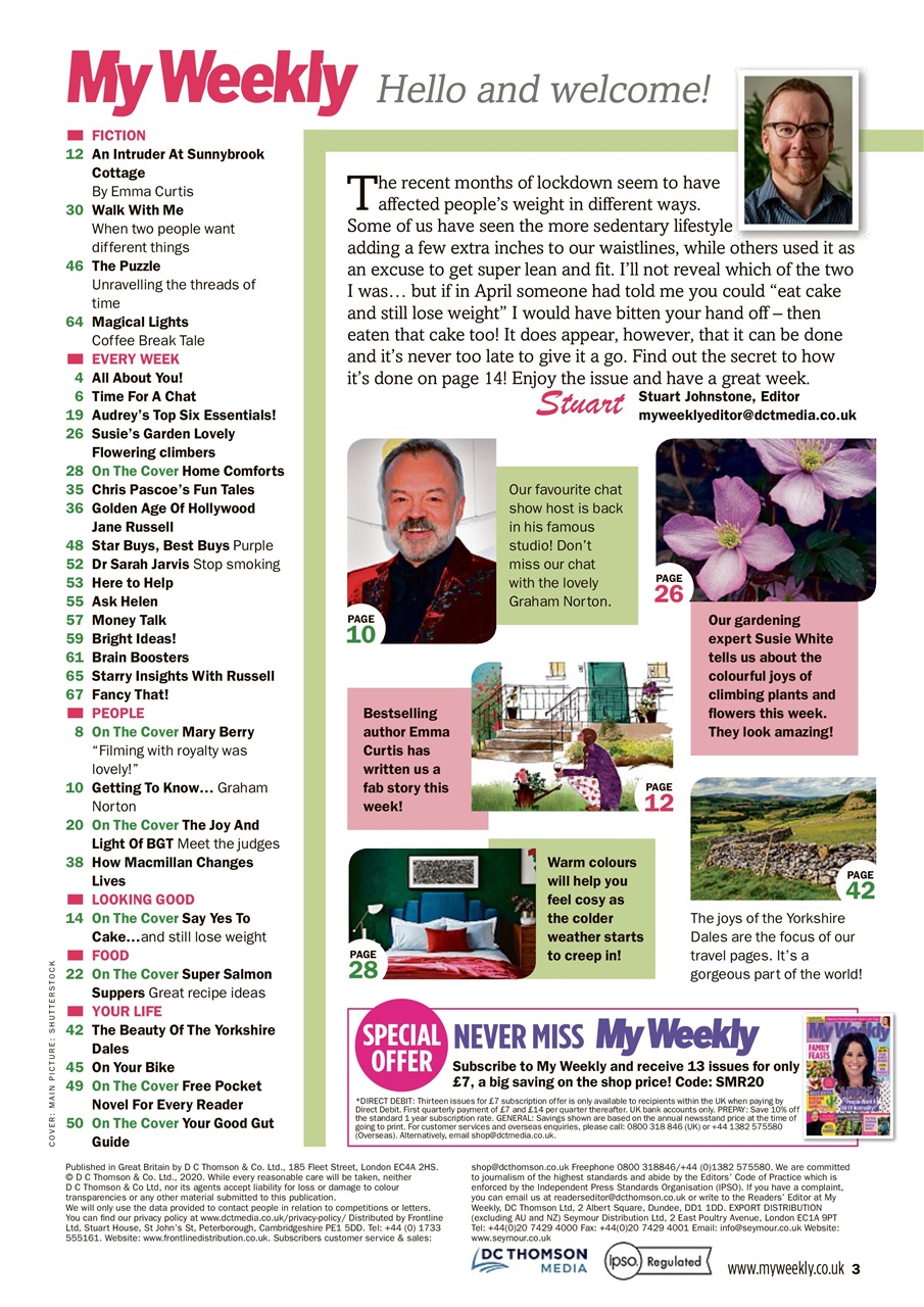 My Weekly Preview Pages