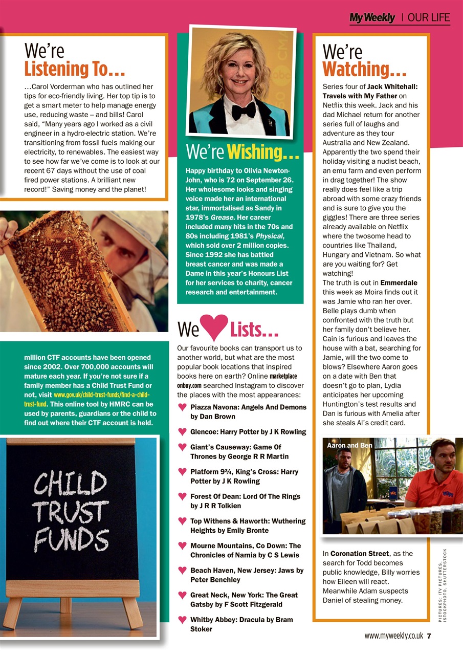 My Weekly Preview Pages