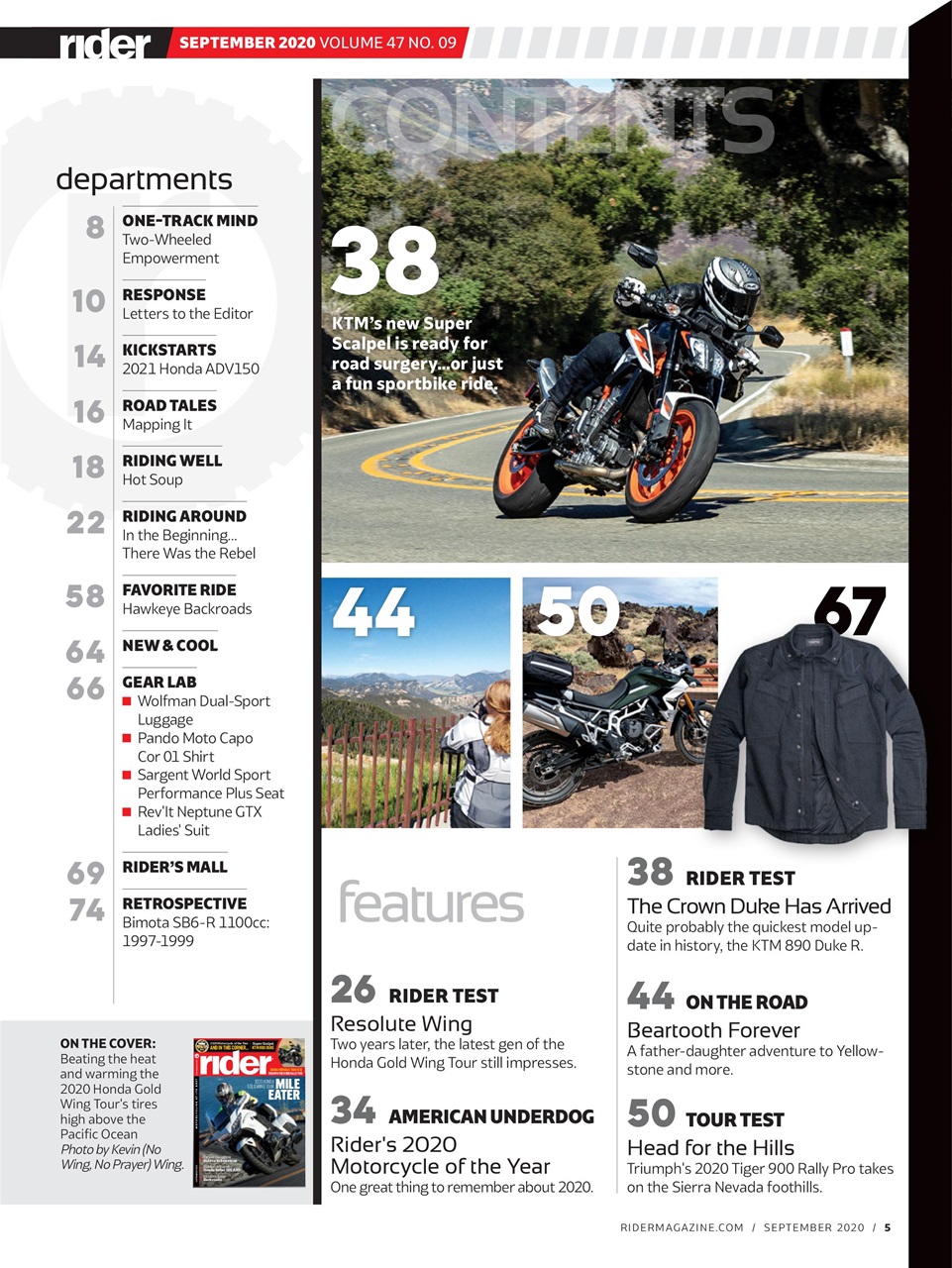 Rider Magazine Preview Pages