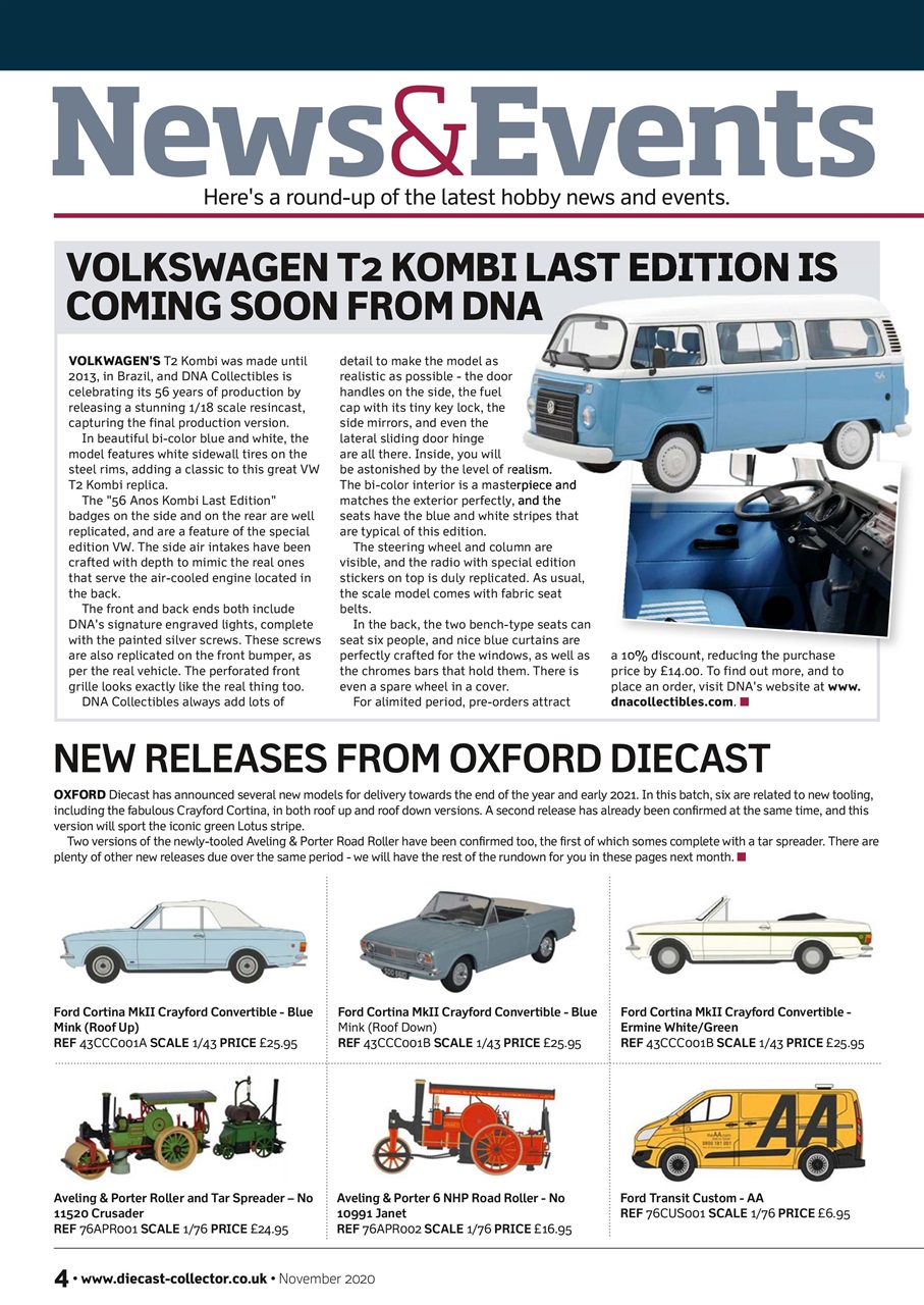 Diecast Collector Preview Pages